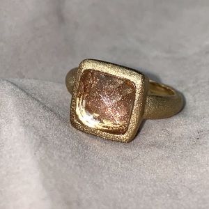 Rivka Freidman Rose Quartz Satin Ring